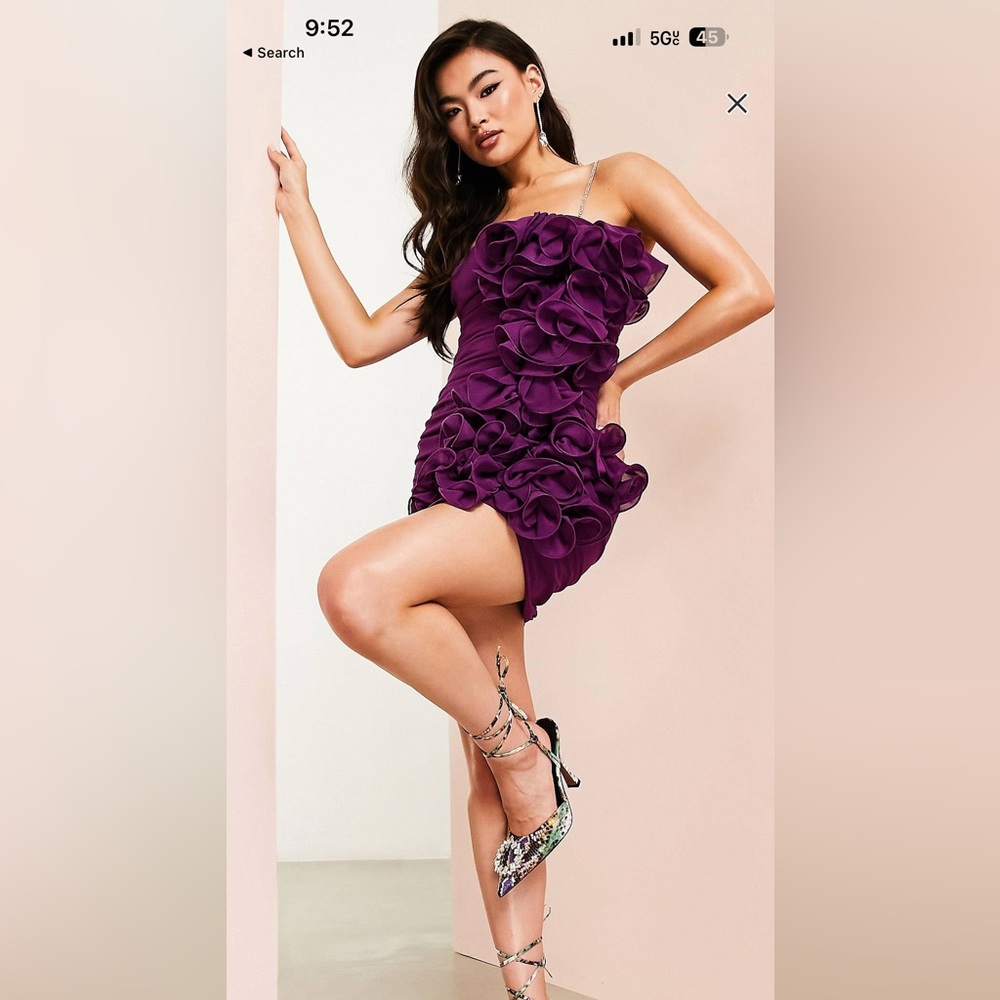 Asos purple size 14